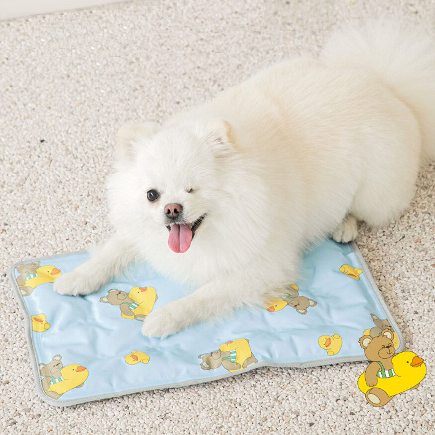 Bite Me Baby Bear Cool Mat