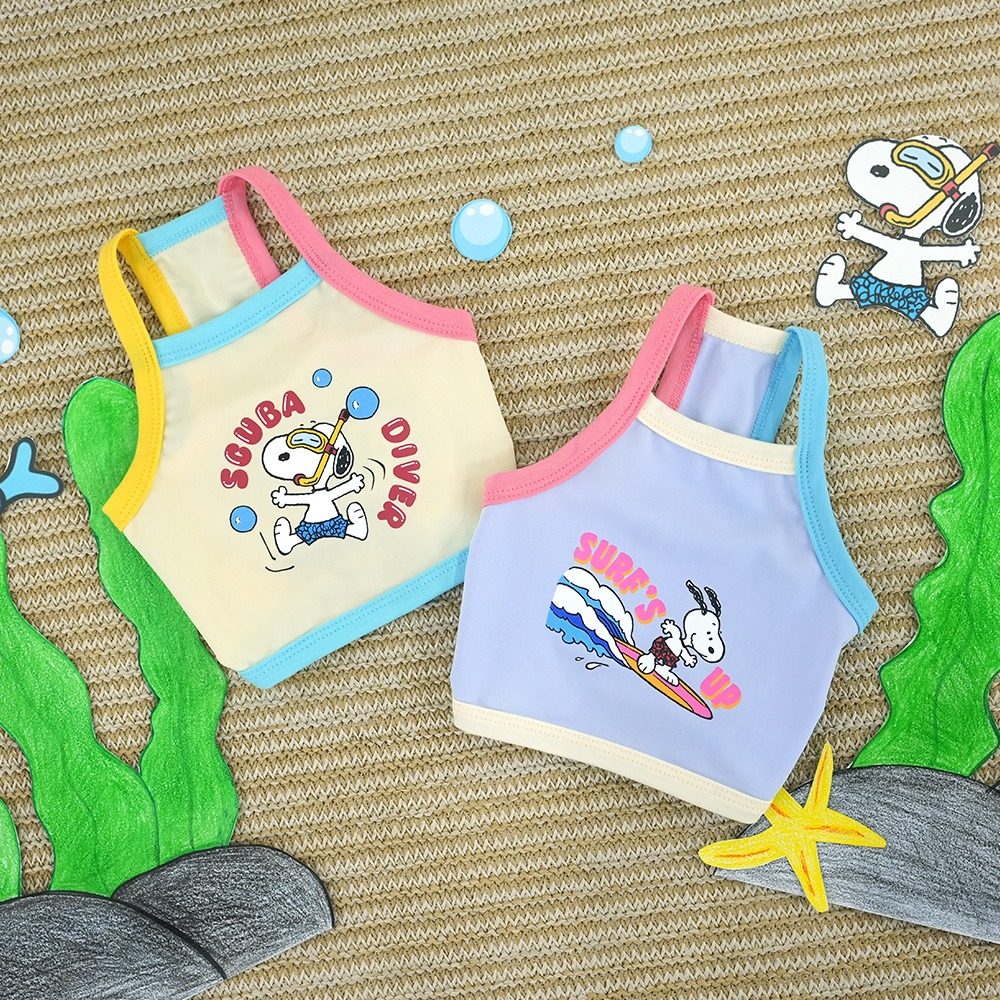 Peanuts Vacation Cool Crop T