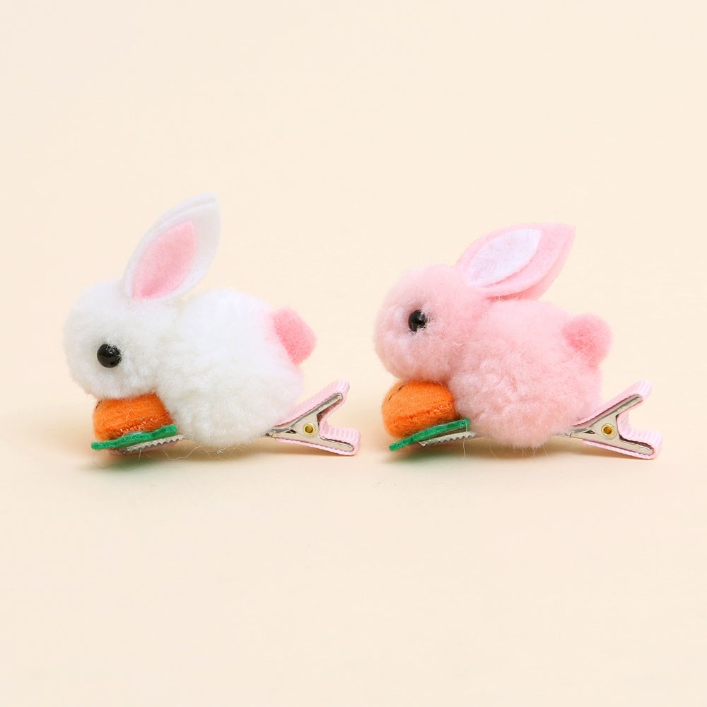Carrot Bunny Hair Pin