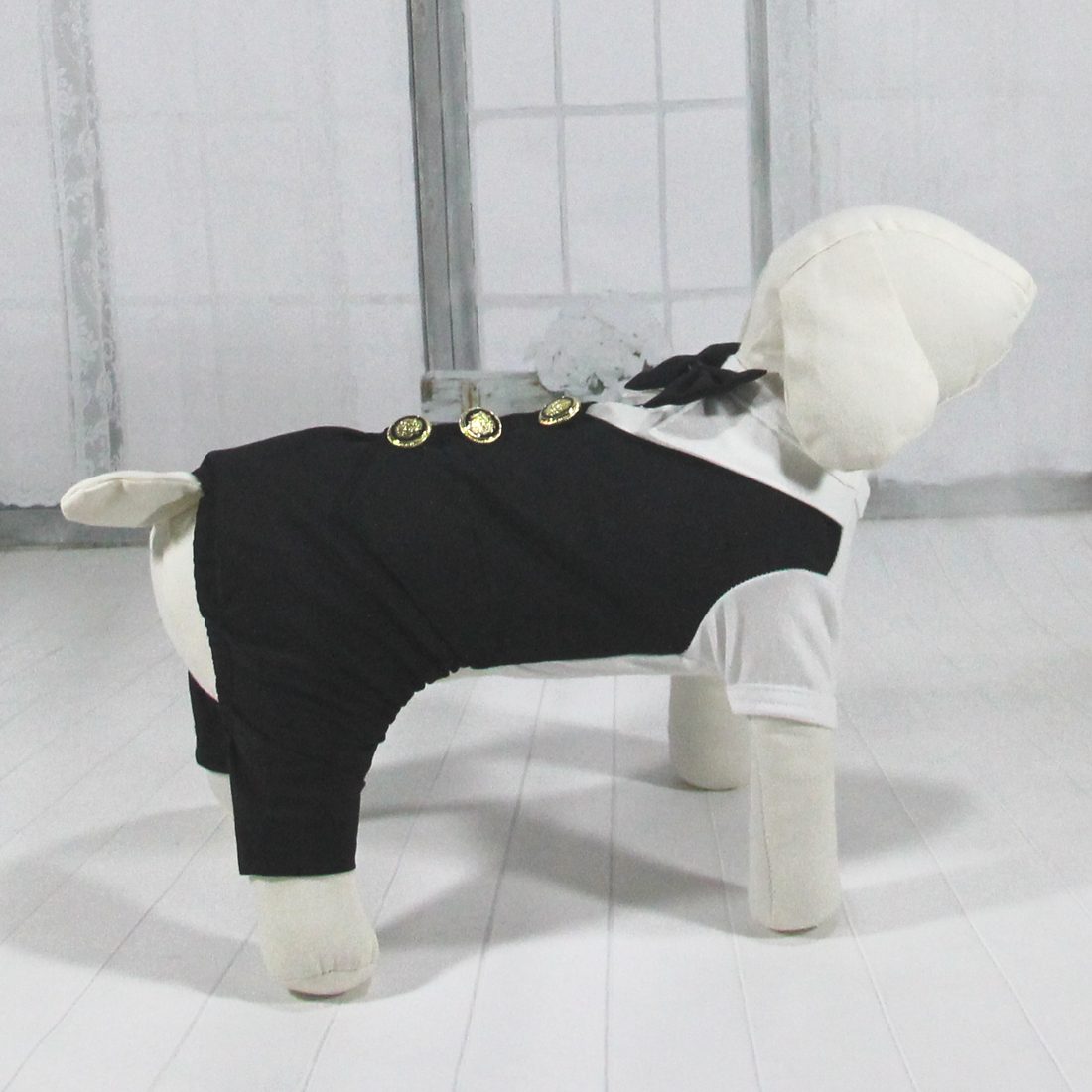 仿兩件頭連身煲呔男裝禮服套裝