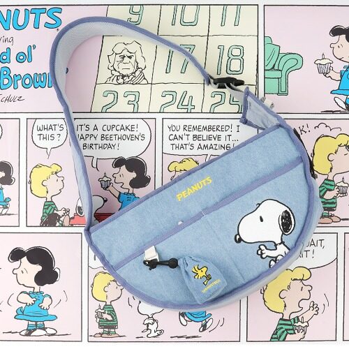 Peanuts Denim Sling Bag