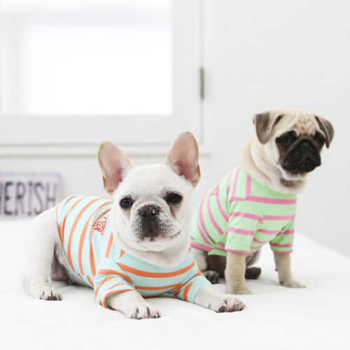 NEON CANDY STRIPE T-SHIRT