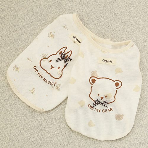 its dog 有機 OH MY BEAR/BABBIT 背心