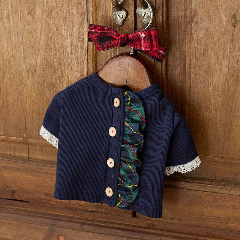 Preppy Cardigan (Navy)