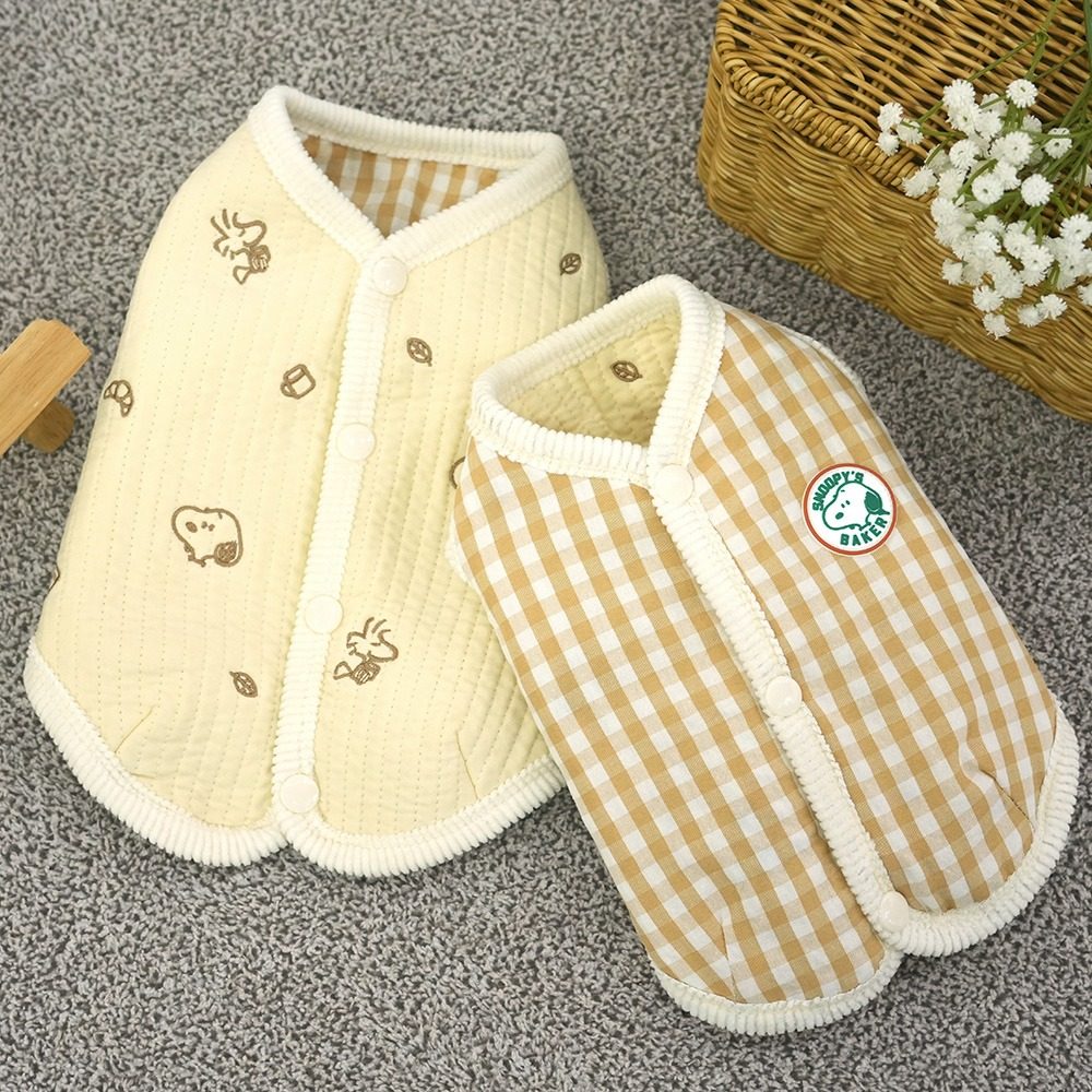 Peanuts Bakery Quilting Vest