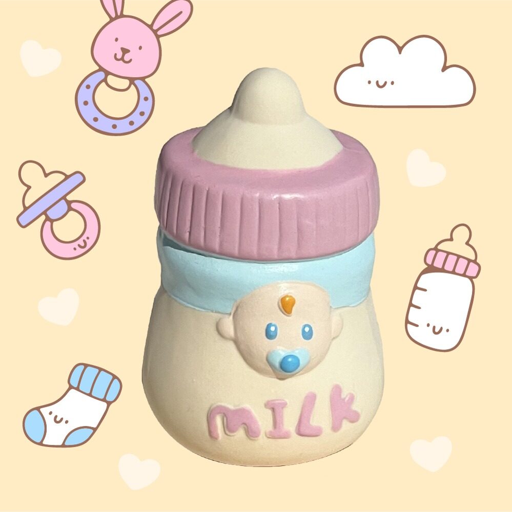 Baby Bottle Latex Toy
