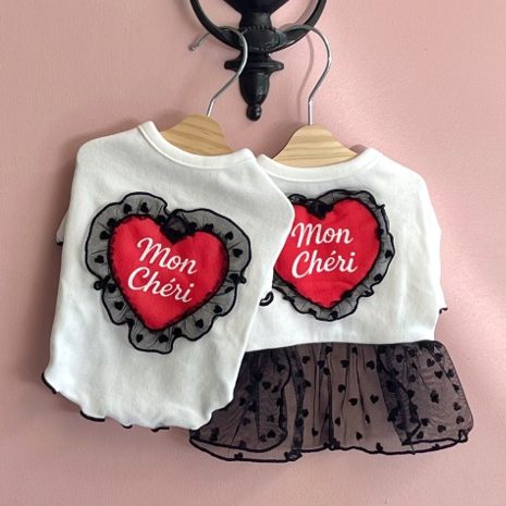 Mon Cheri Heart T恤/裙