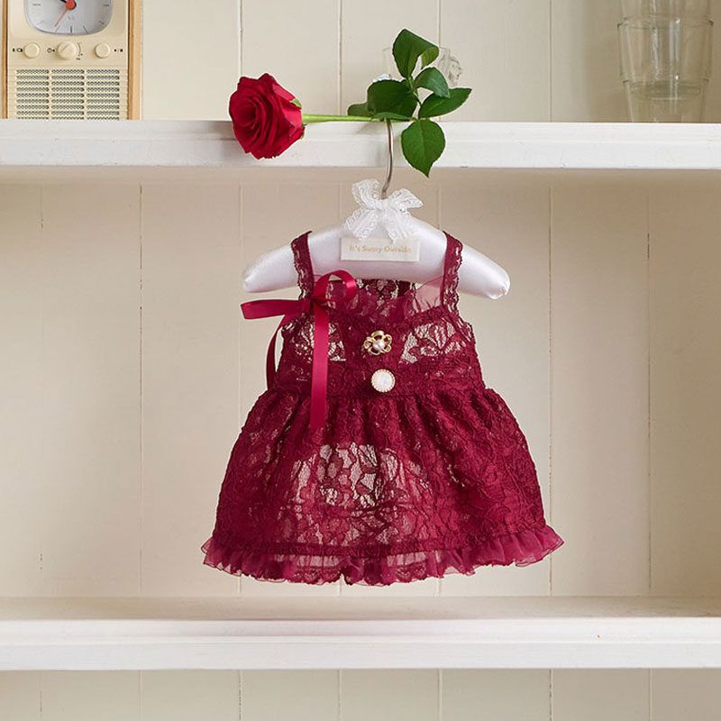 Blooming Dress (Burgundy)