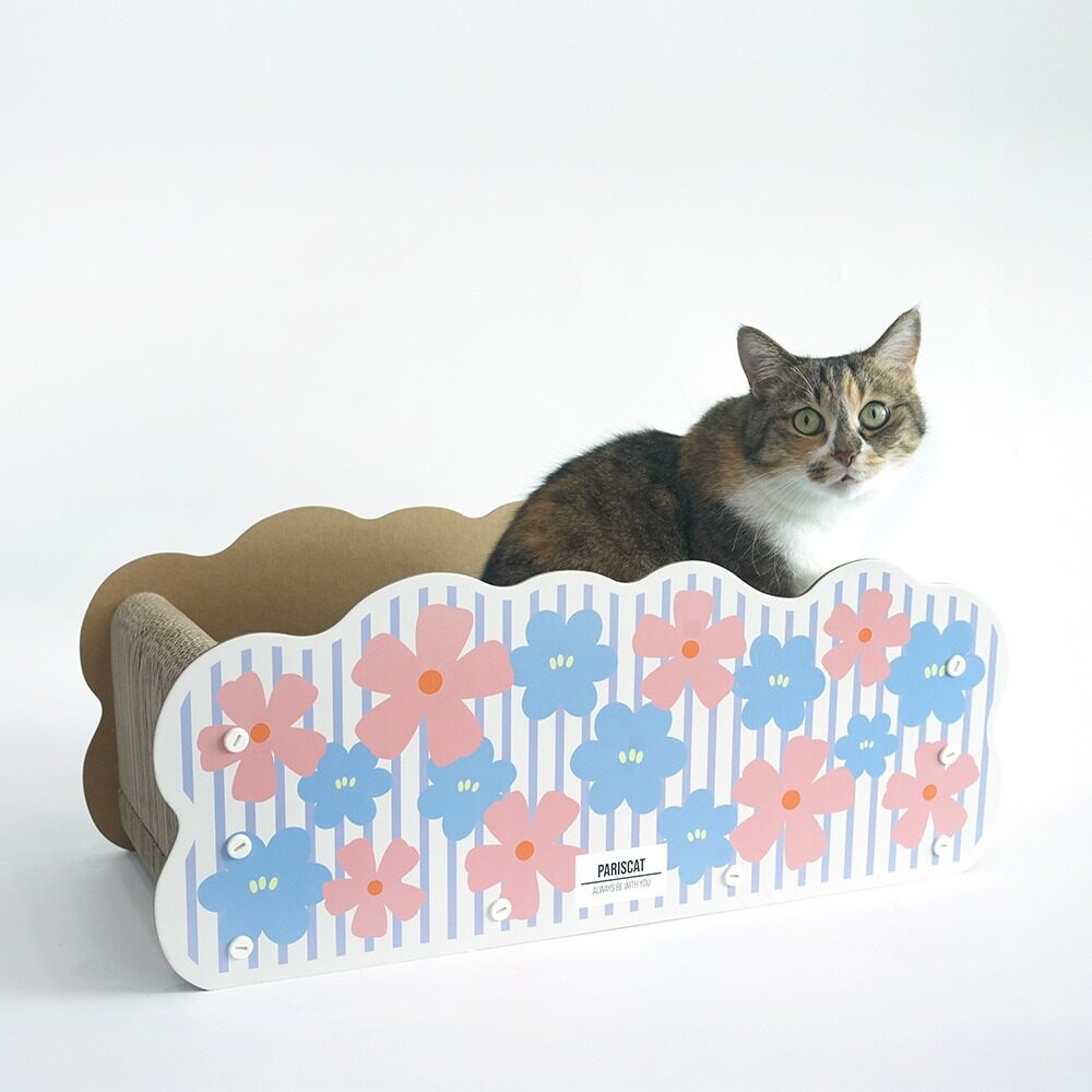 Flower Garden 3D Cat Scratcher