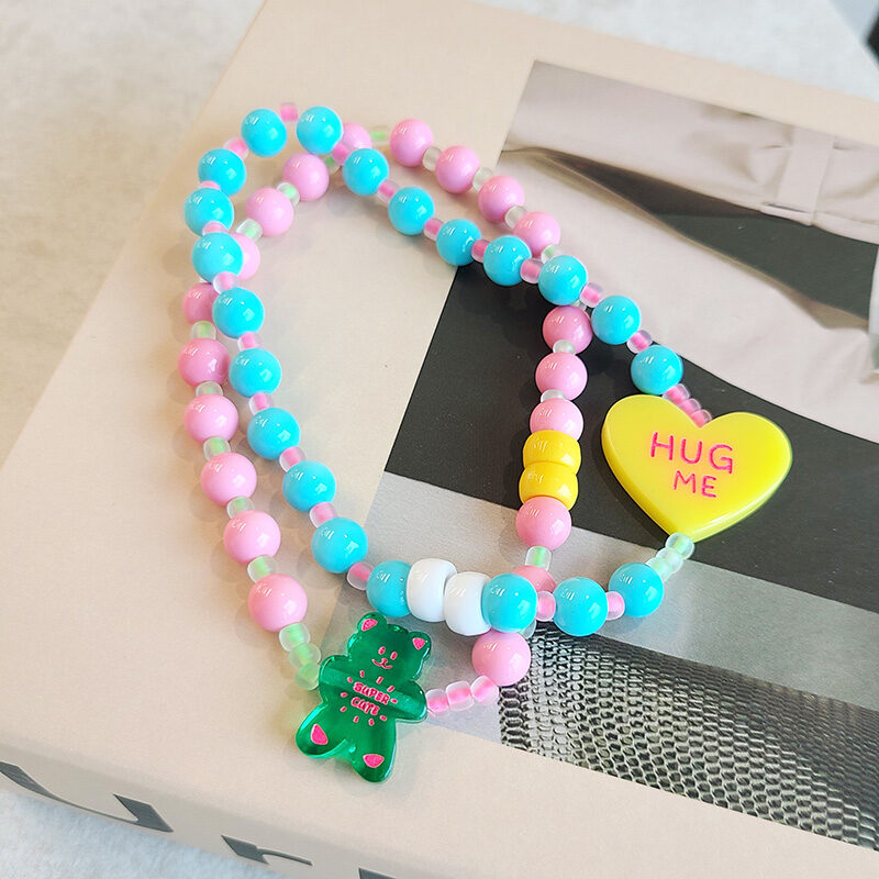 Pom-Pom Bead Necklace