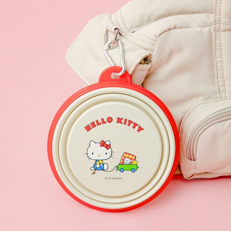 Hello Kitty Foldable Pet Bowl