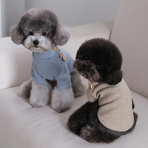Wood Button Knit
