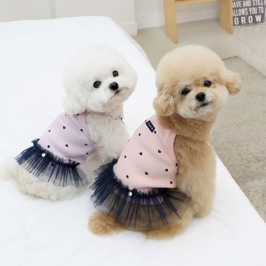 Heart Cubic Tutu Dress