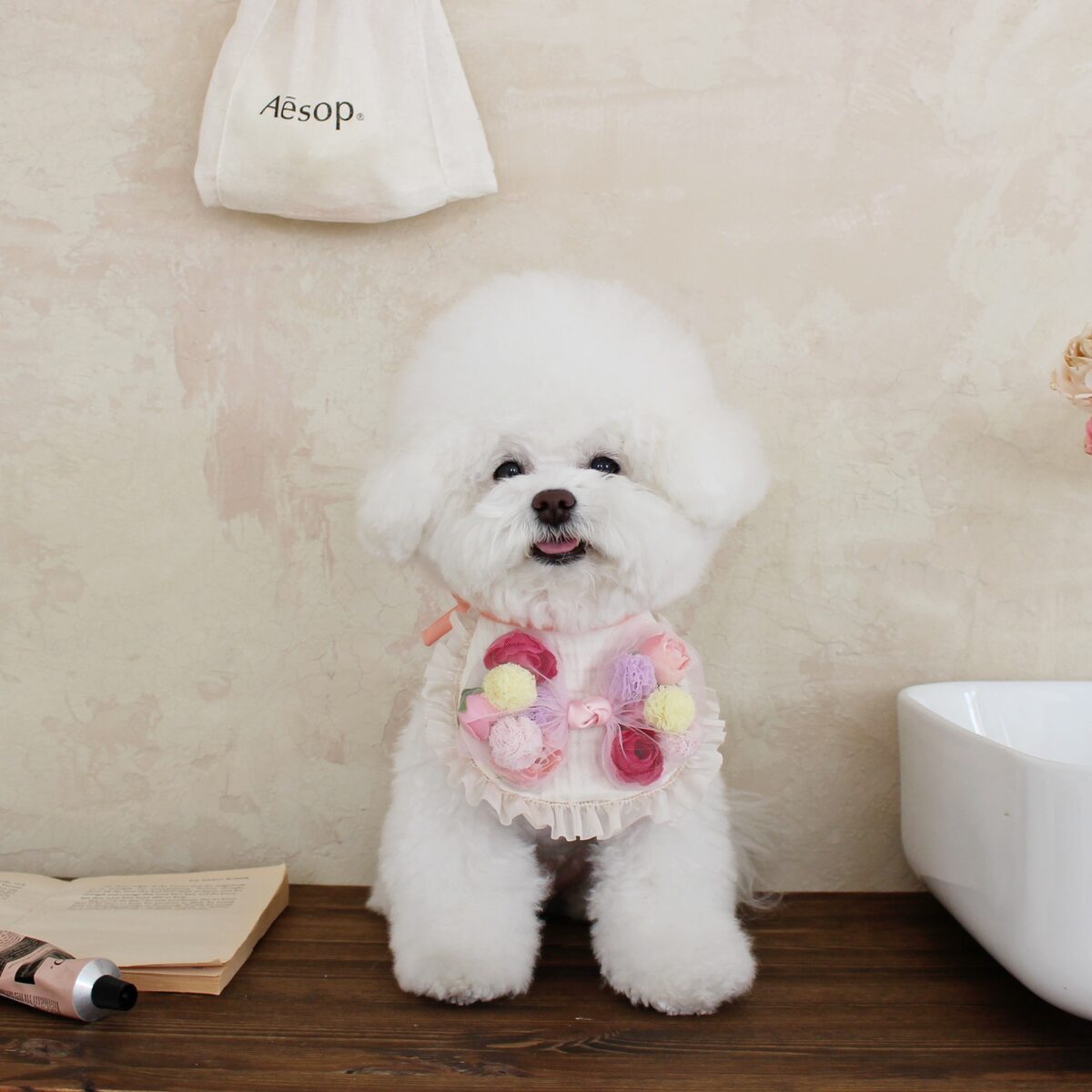 Spring Flower Bib