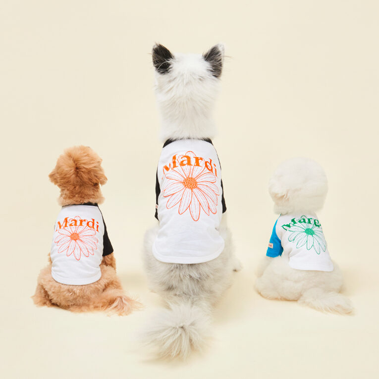 Mardi Mercredi Flower Raglan T-Shirt
