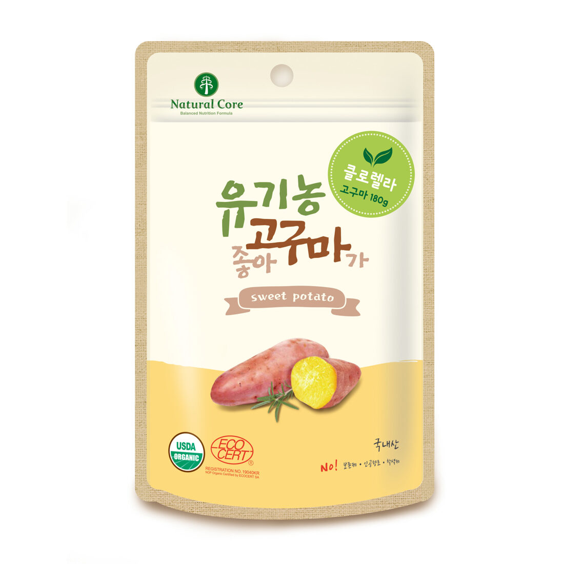 Natural Core 有機蕃薯片(小球藻)