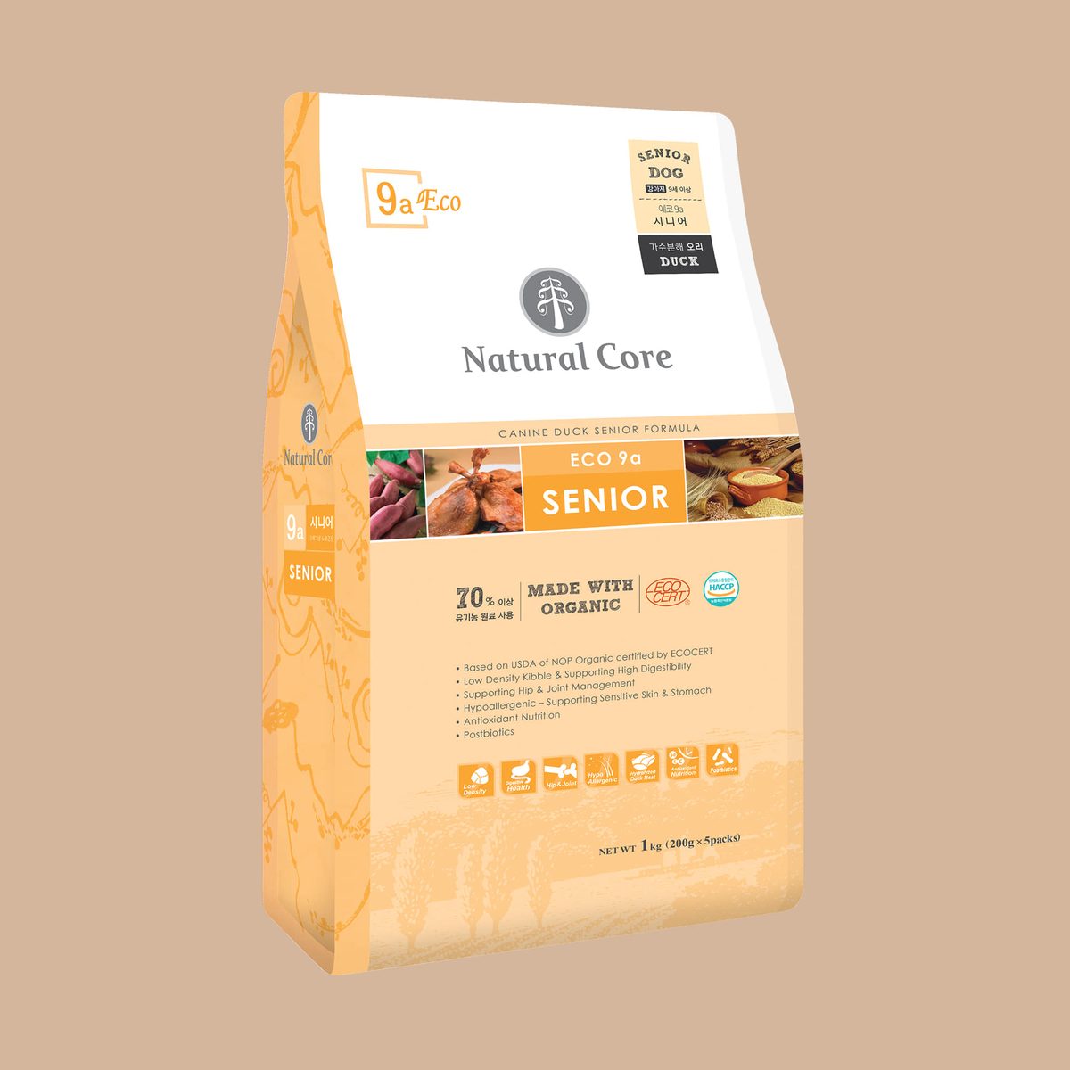 [Natural Core] ECO9a-高齡犬(鴨肉)有機糧